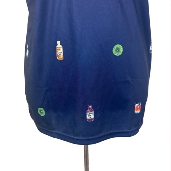 Gashouse Golf Transfusion Illusion Mixed Drinks Golf Polo Shirt Small Alcohol - Picture 6 of 7